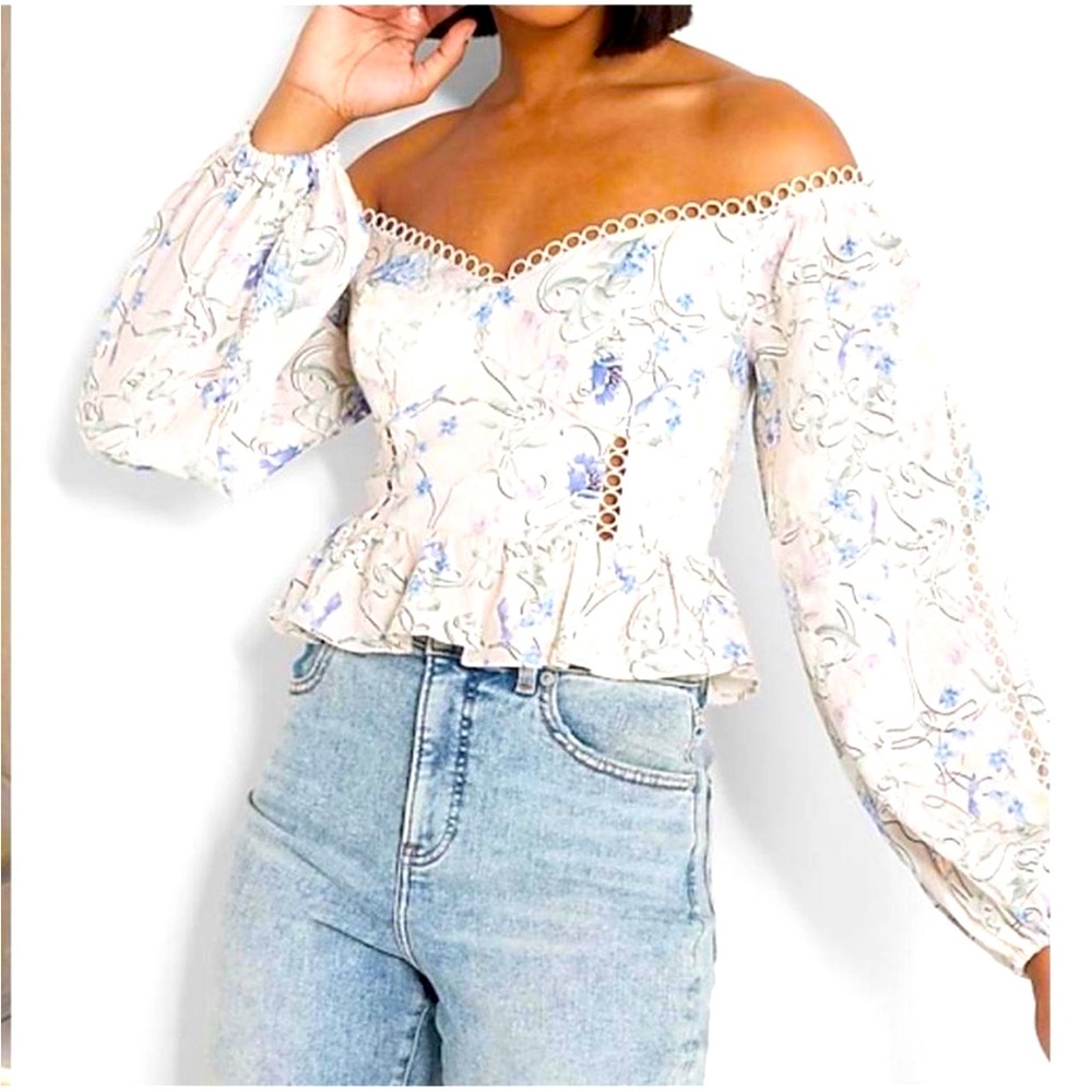 Express off the shoulder blouse size M